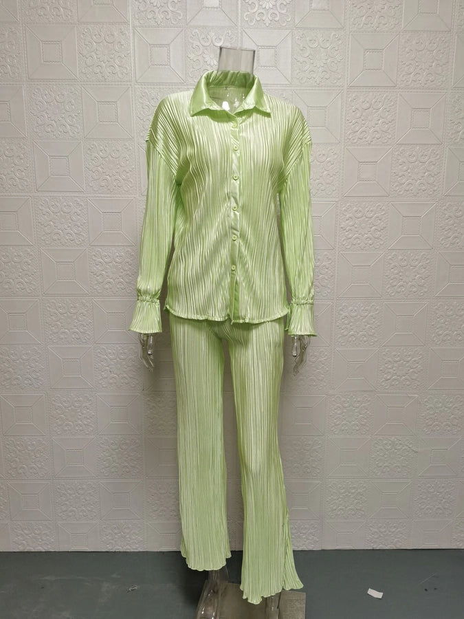 women's casual solid color cotton blend polyester patchwork pants sets