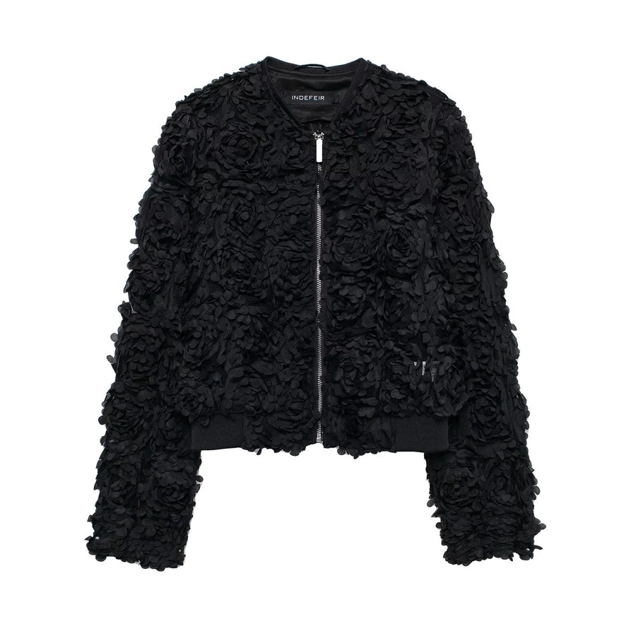 Hot Sale at  New Arrival  Women's Clothing  ZR in Stock Texture Fabric Jacket Coat