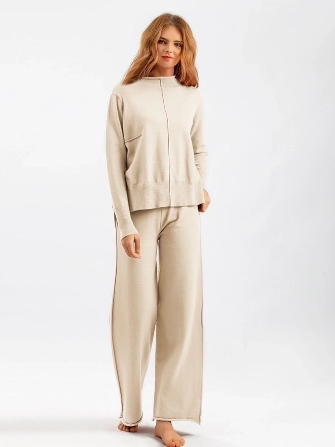 daily women's vacation solid color viscose pants sets pants sets