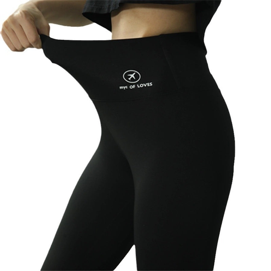 women's daily street simple style letter ankle-length shorts leggings