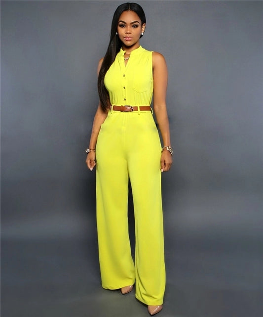 women's daily sexy solid color full length casual pants jumpsuits
