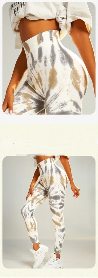 modern style simple style printing nylon active bottoms leggings