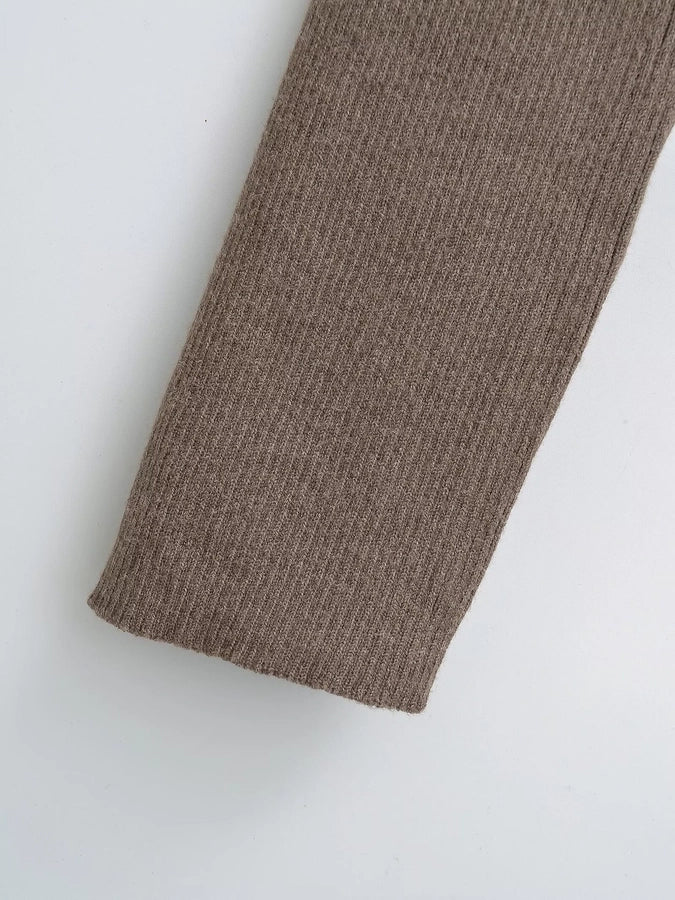 Women's Sweater Long Sleeve Sweaters & Cardigans Hollow Out Elegant Stripe