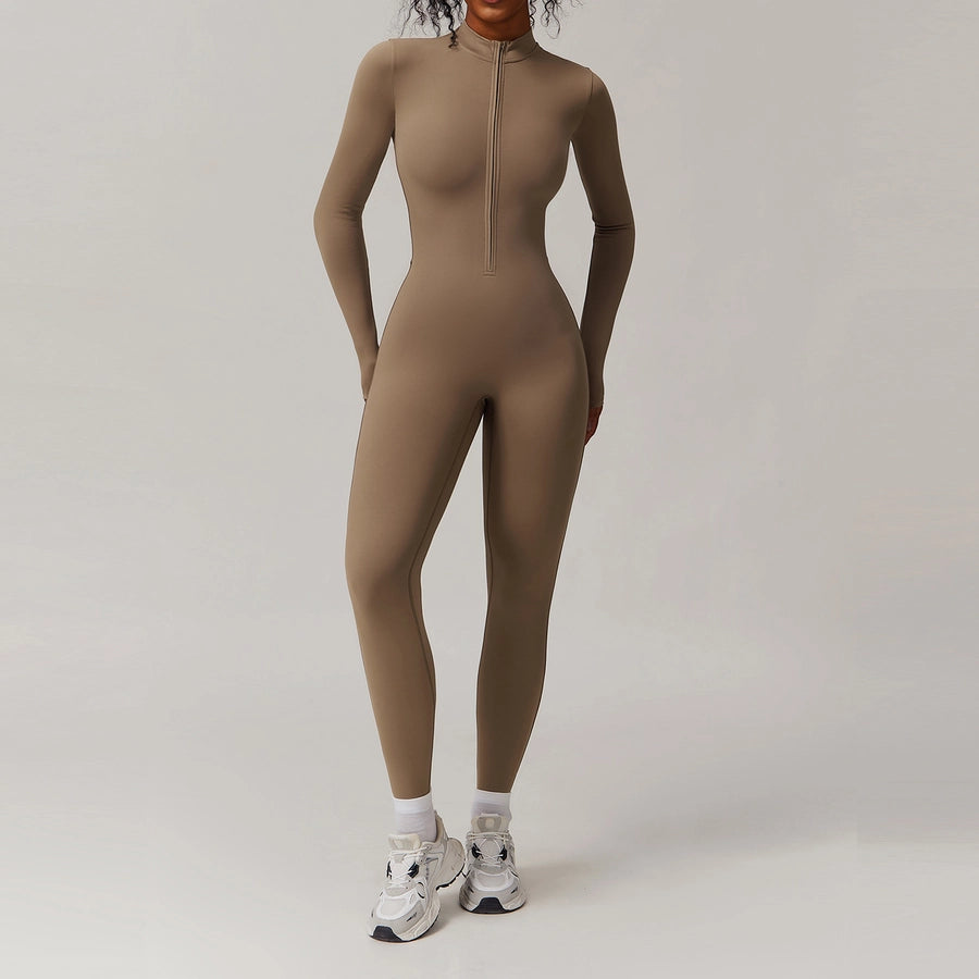 Vacation Simple Style Solid Color Polyester Turtleneck Tracksuit T-shirt Skinny Pants