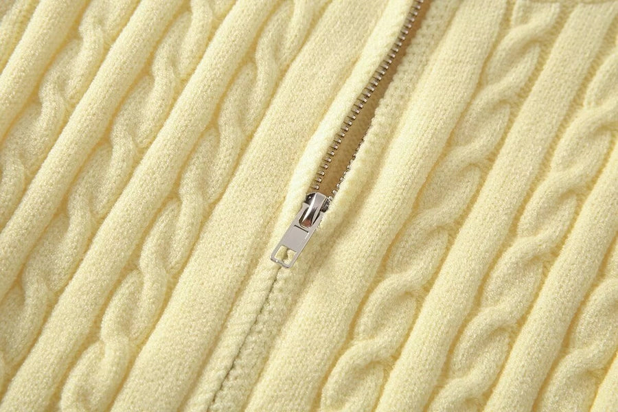 Women's Coat Long Sleeve Sweaters & Cardigans Elegant Stripe