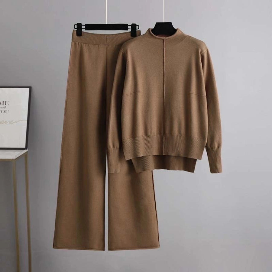 daily women's vacation solid color viscose pants sets pants sets
