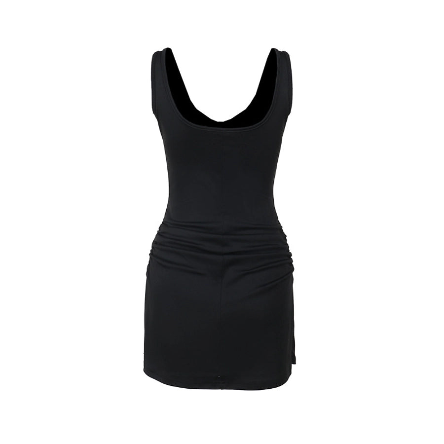 Women's Sheath Dress Sexy V Neck Sleeveless Solid Color Above Knee Holiday Travel