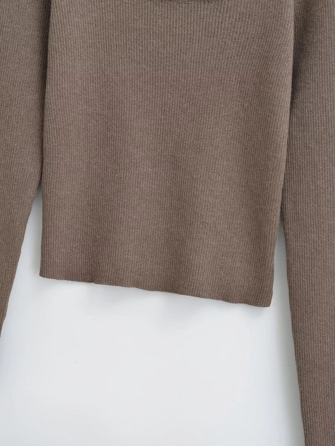 Women's Sweater Long Sleeve Sweaters & Cardigans Hollow Out Elegant Stripe