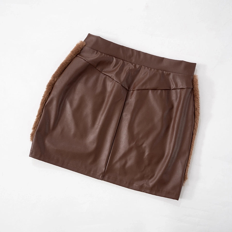 Holiday Women's Streetwear Solid Color Spandex Polyester Skirt Sets Skirt Sets