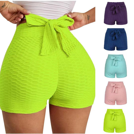 women's sports solid color polyester active bottoms leggings