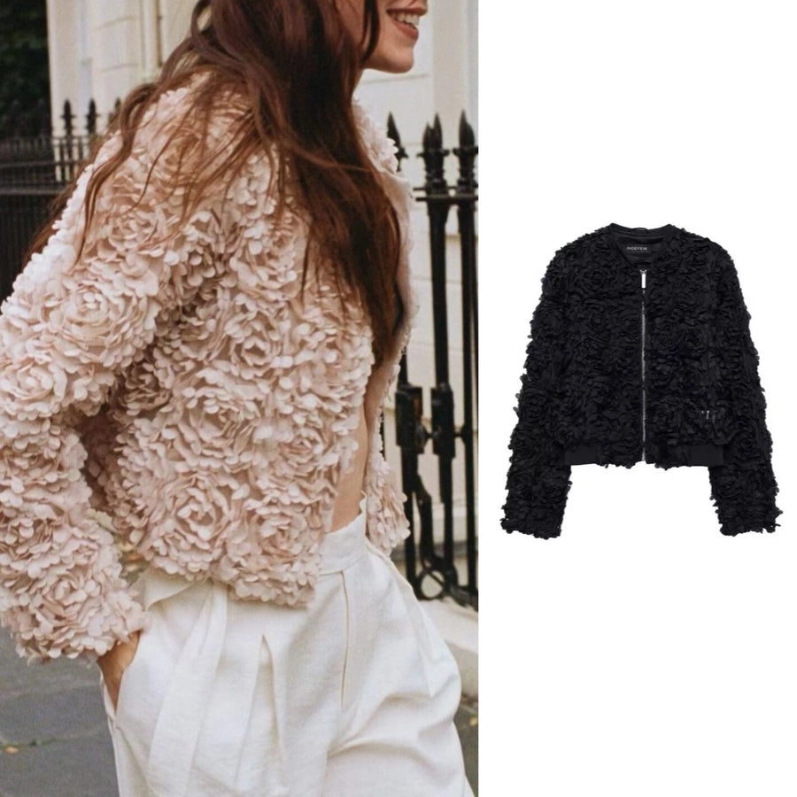 Hot Sale at  New Arrival  Women's Clothing  ZR in Stock Texture Fabric Jacket Coat