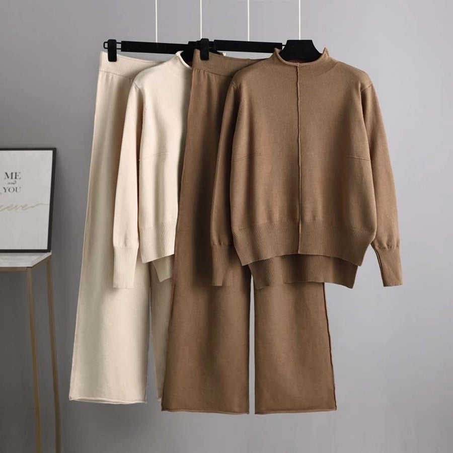 daily women's vacation solid color viscose pants sets pants sets