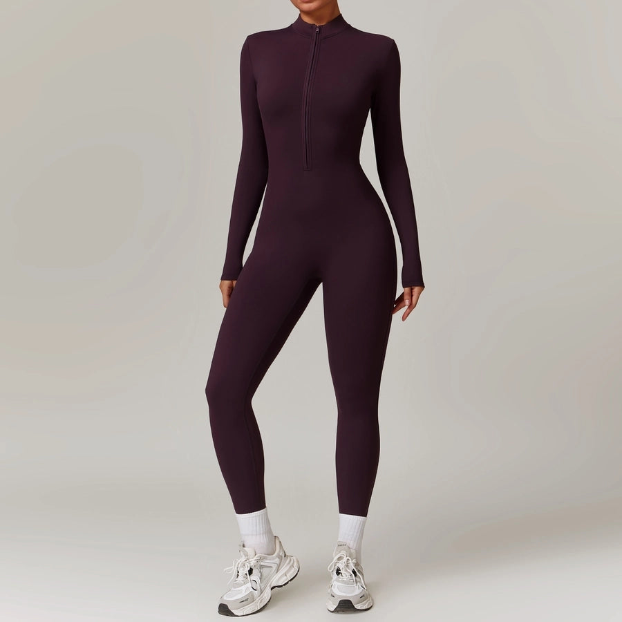 Vacation Simple Style Solid Color Polyester Turtleneck Tracksuit T-shirt Skinny Pants