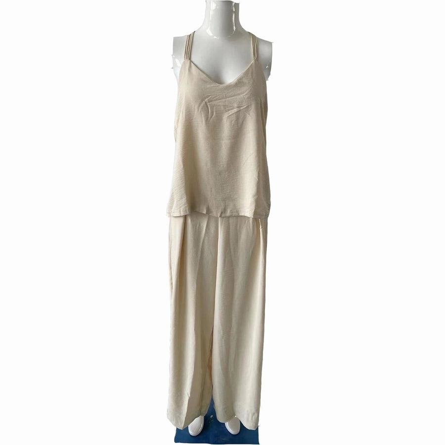 women's casual solid color spandex pants sets