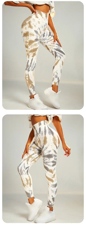 modern style simple style printing nylon active bottoms leggings