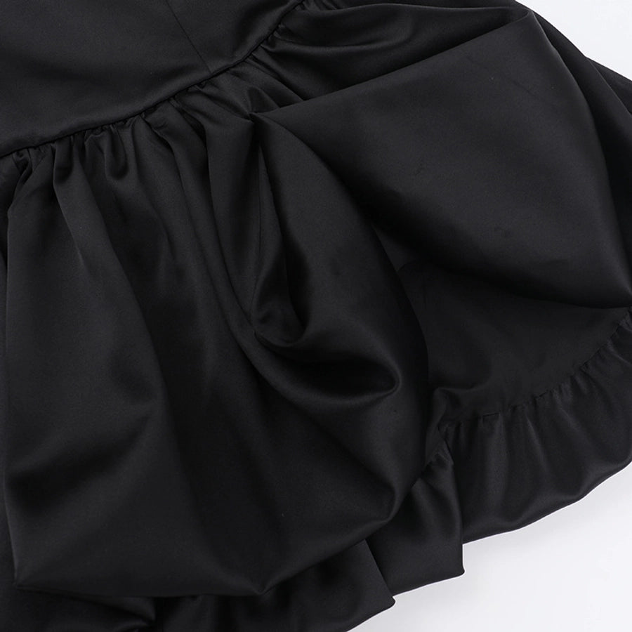 Women's Sheath Dress Elegant Sexy Strapless Backless Sleeveless Solid Color Short Mini Dress Wedding Cocktail Party