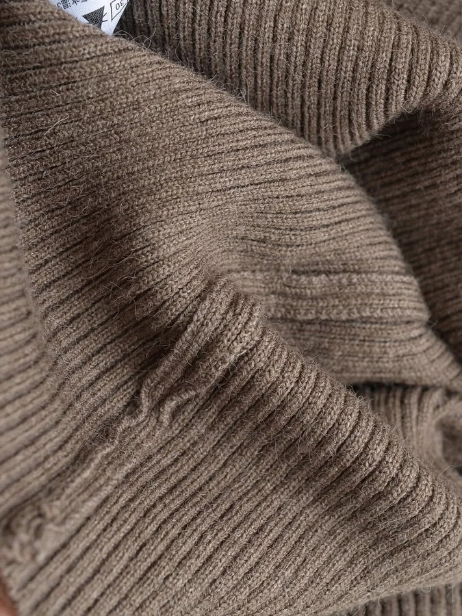 Women's Sweater Long Sleeve Sweaters & Cardigans Hollow Out Elegant Stripe