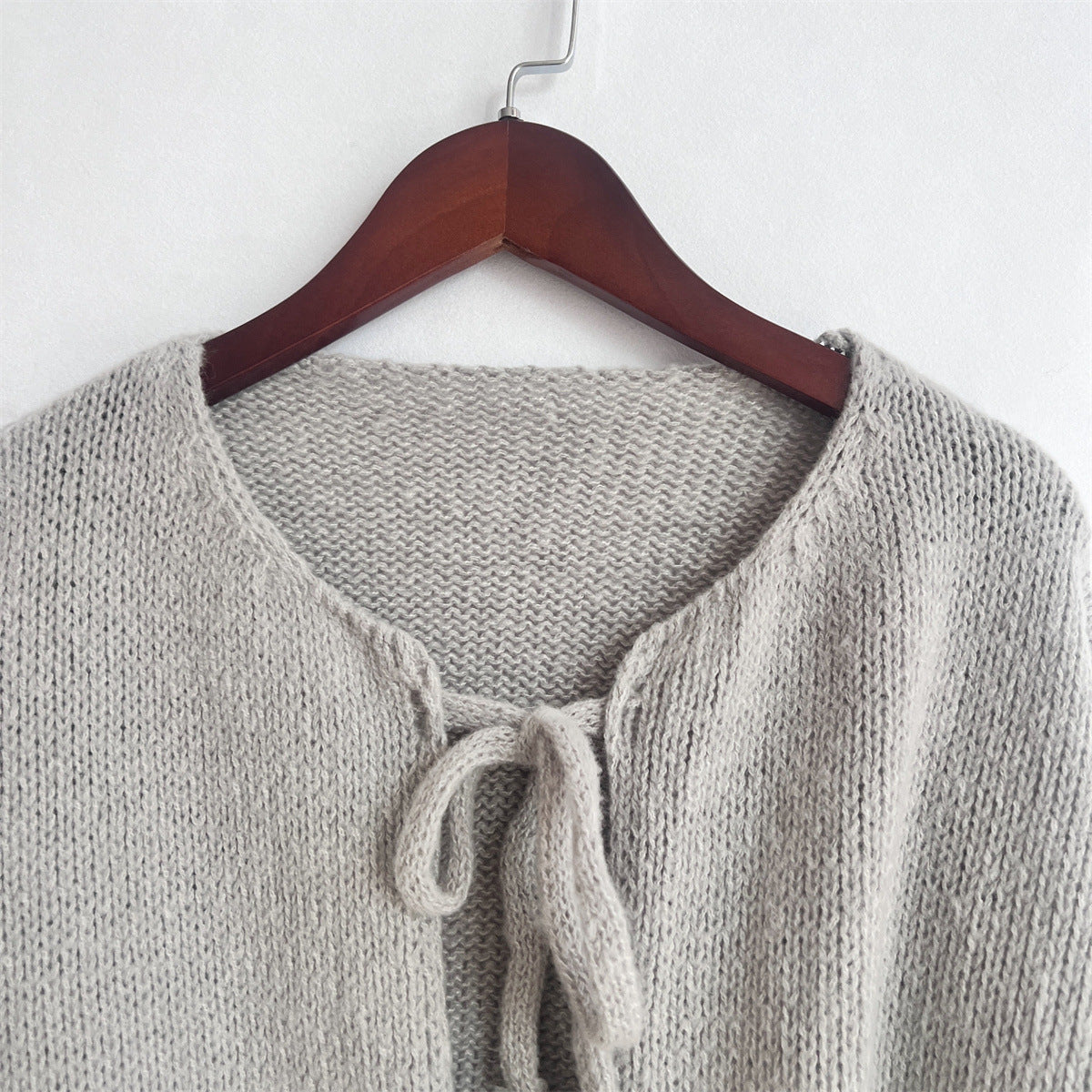 Women's Cardigan Sweater Long Sleeve Sweaters & Cardigans Elegant Simple Style Solid Color