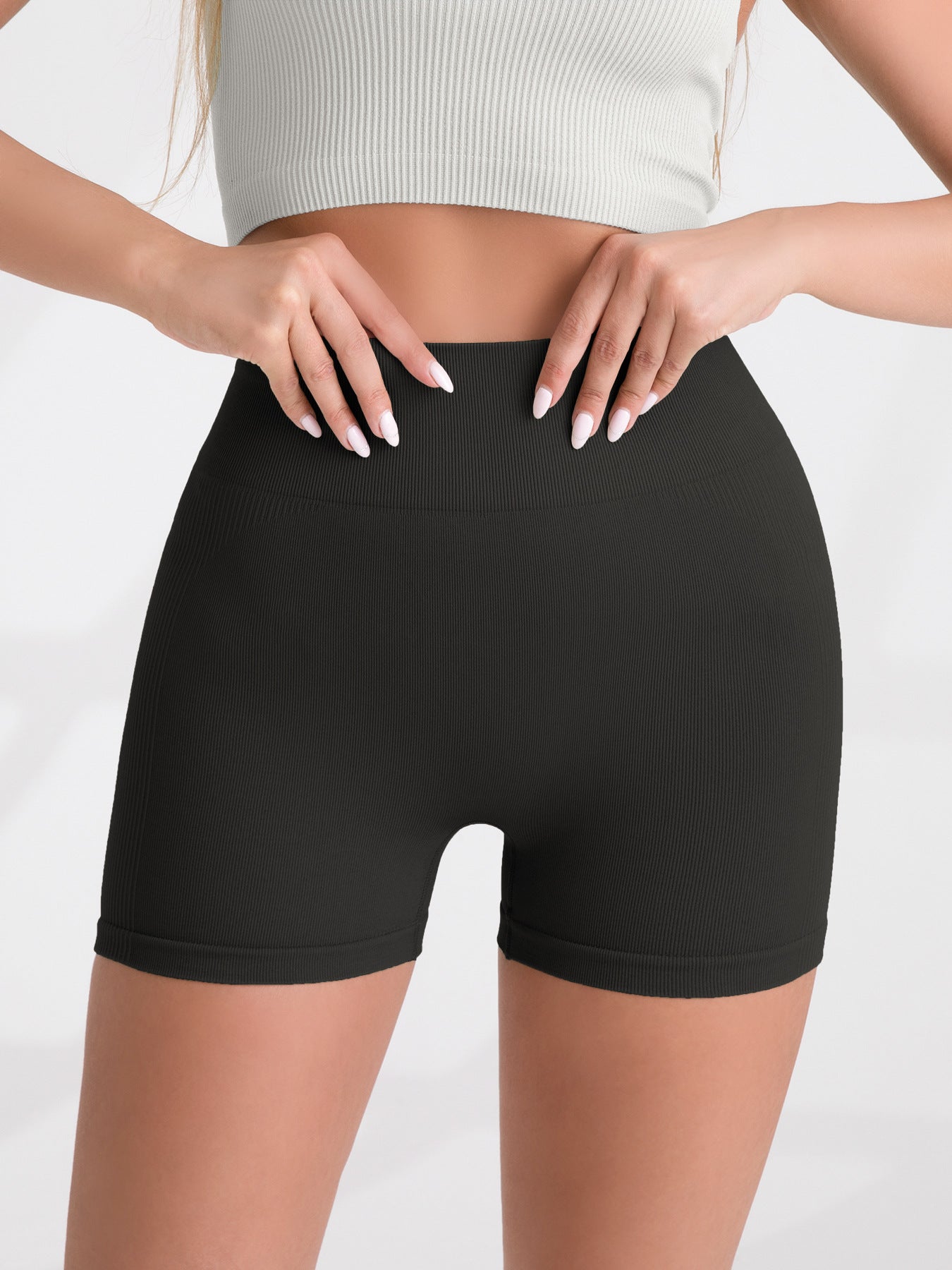 Simple Style Solid Color Nylon Active Bottoms Leggings