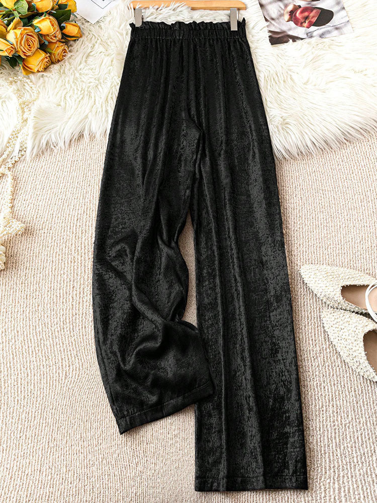 Women's Daily Casual Solid Color Full Length Casual Pants