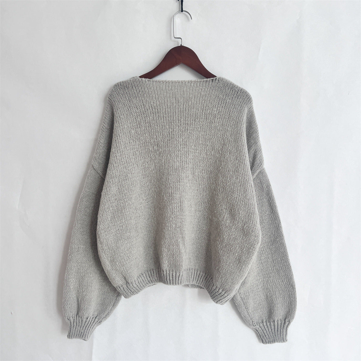 Women's Cardigan Sweater Long Sleeve Sweaters & Cardigans Elegant Simple Style Solid Color