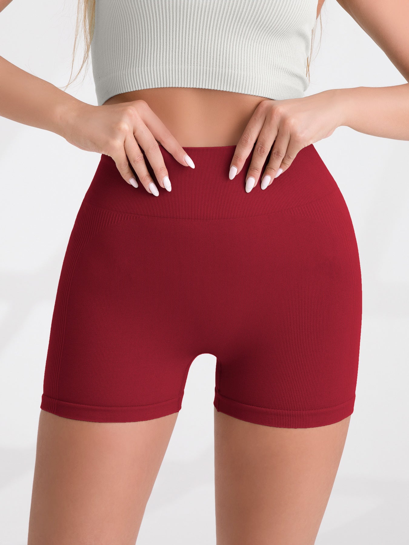 Simple Style Solid Color Nylon Active Bottoms Leggings