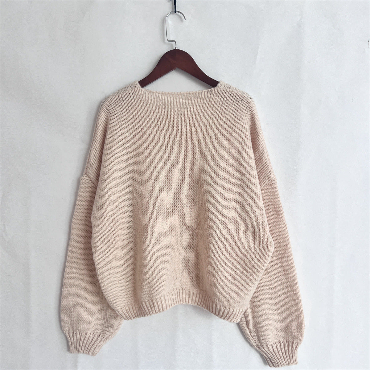 Women's Cardigan Sweater Long Sleeve Sweaters & Cardigans Elegant Simple Style Solid Color