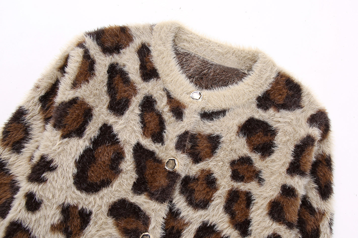 Women's Coat Long Sleeve Sweaters & Cardigans Vacation Leopard