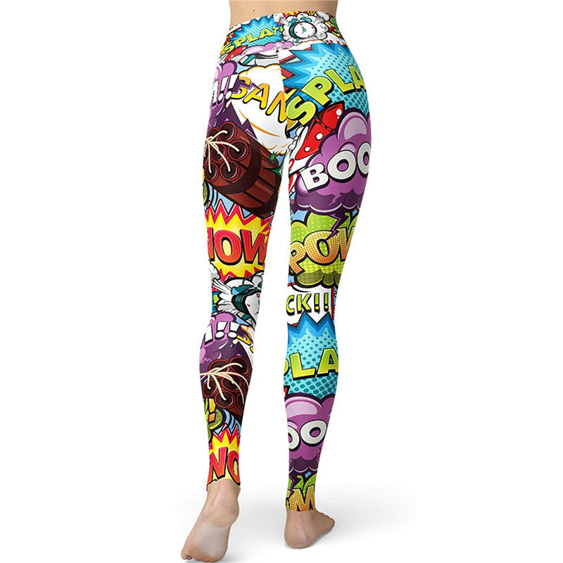 Classic Style Printing Chlorinated Fiber Polyester Active Bottoms Jogger Pants