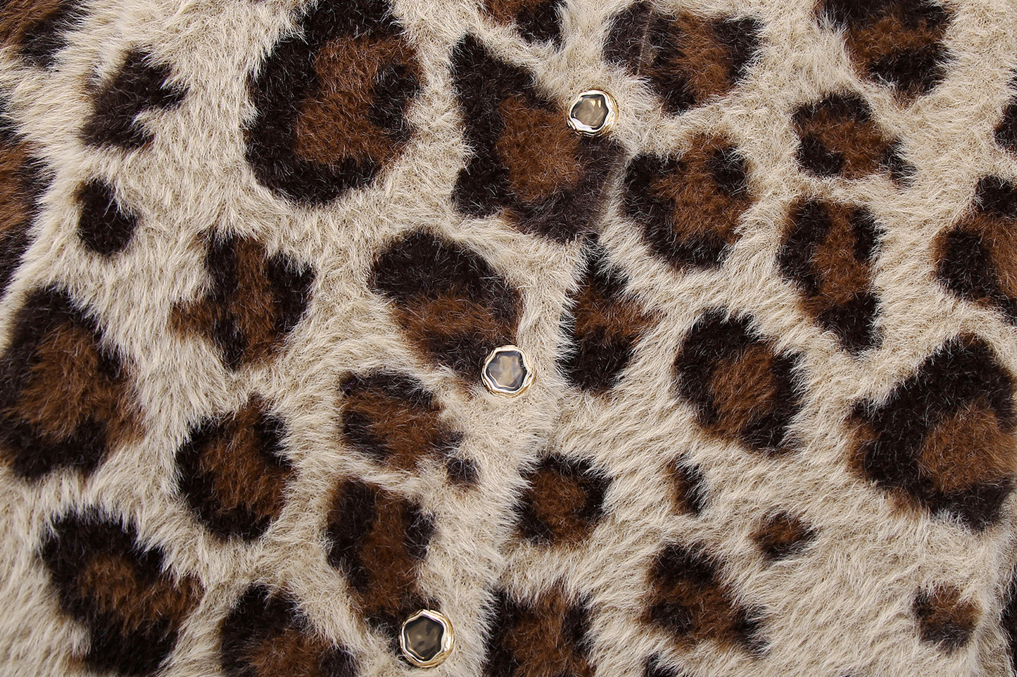 Women's Coat Long Sleeve Sweaters & Cardigans Vacation Leopard