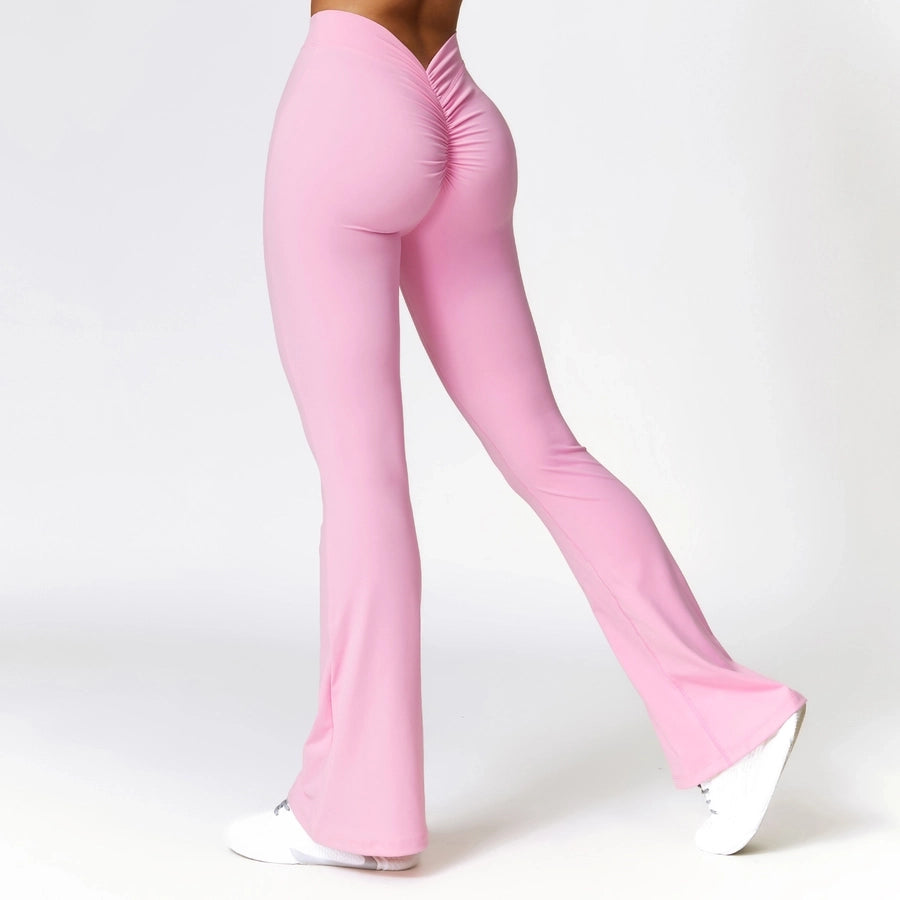 Simple Style Solid Color Nylon Nylon Spandex Active Bottoms Skinny Pants