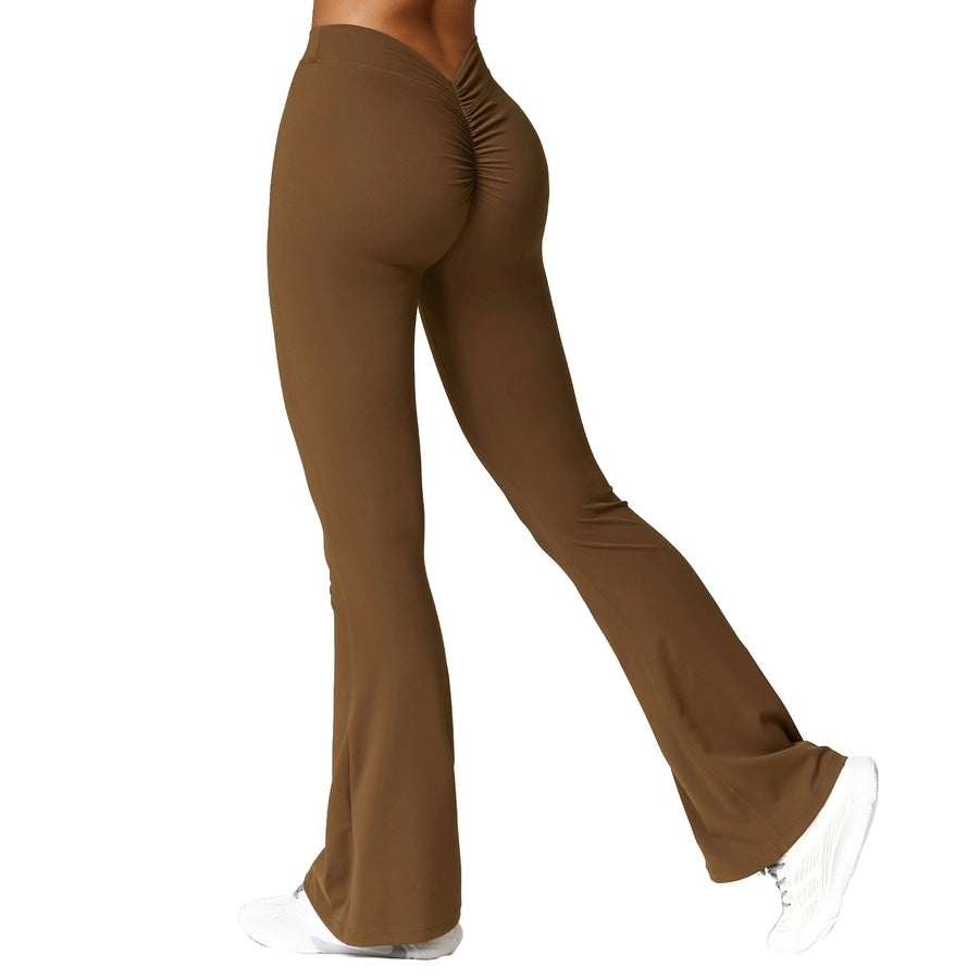 Simple Style Solid Color Nylon Nylon Spandex Active Bottoms Skinny Pants