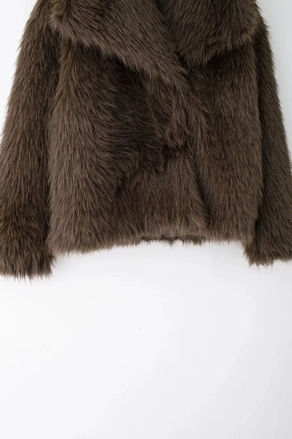 Women's Preppy Style Solid Color Pullovers Coat cotton clothes