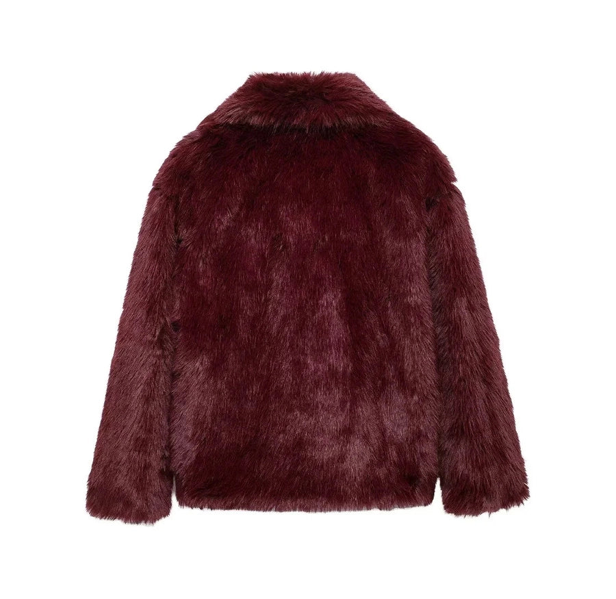 Women's Preppy Style Solid Color Pullovers Coat cotton clothes