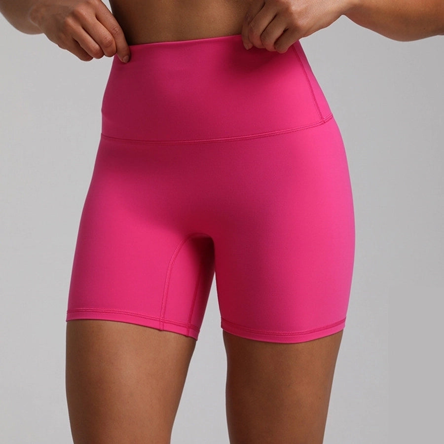 Casual Sports Solid Color Nylon Spandex Active Bottoms Straight Pants