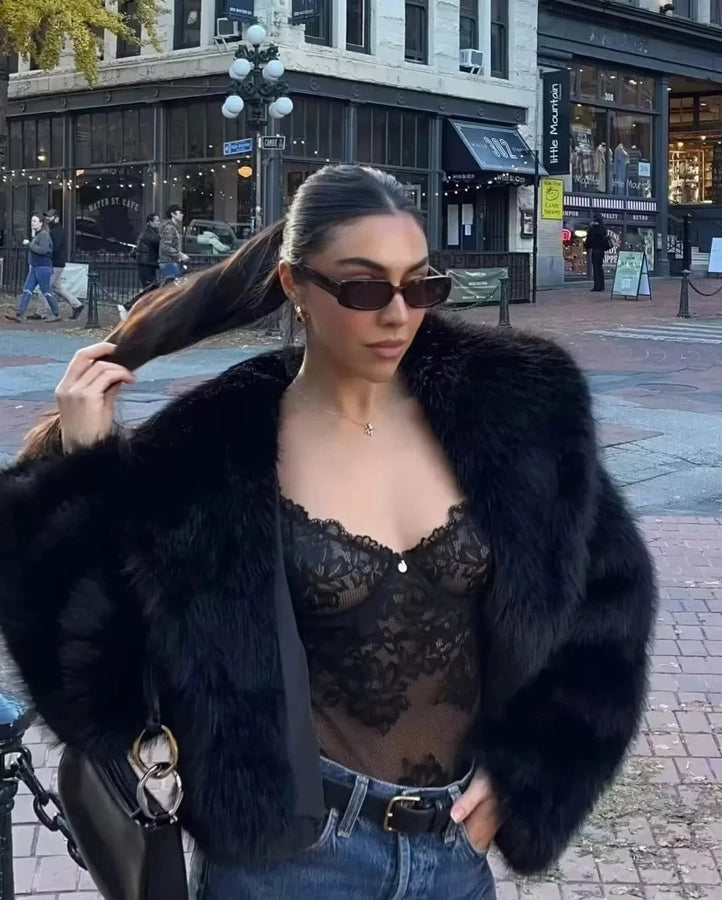 Women's Preppy Style Solid Color Pullovers Coat cotton clothes