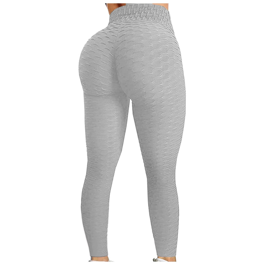women's fashion solid color polyester active bottoms leggings