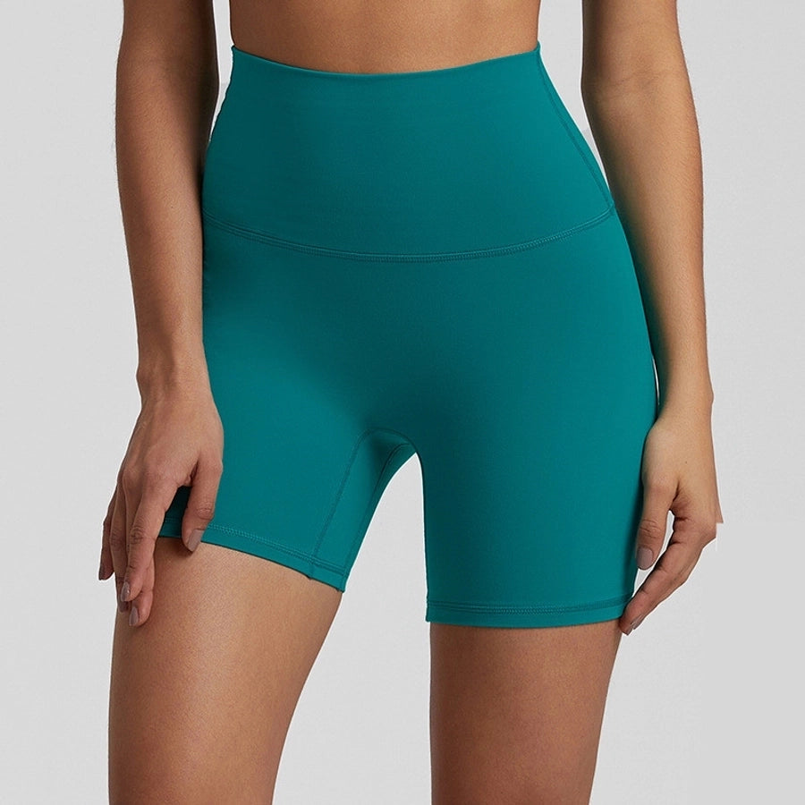 Casual Sports Solid Color Nylon Spandex Active Bottoms Straight Pants