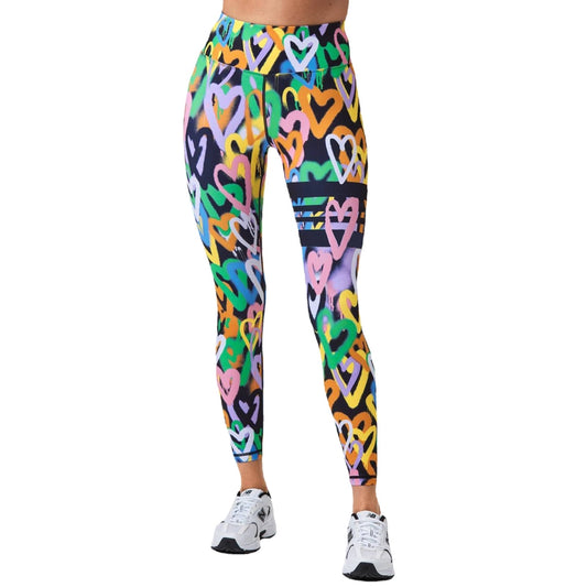 fitness printing chlorinated fiber polyester printing active bottoms jogger pants