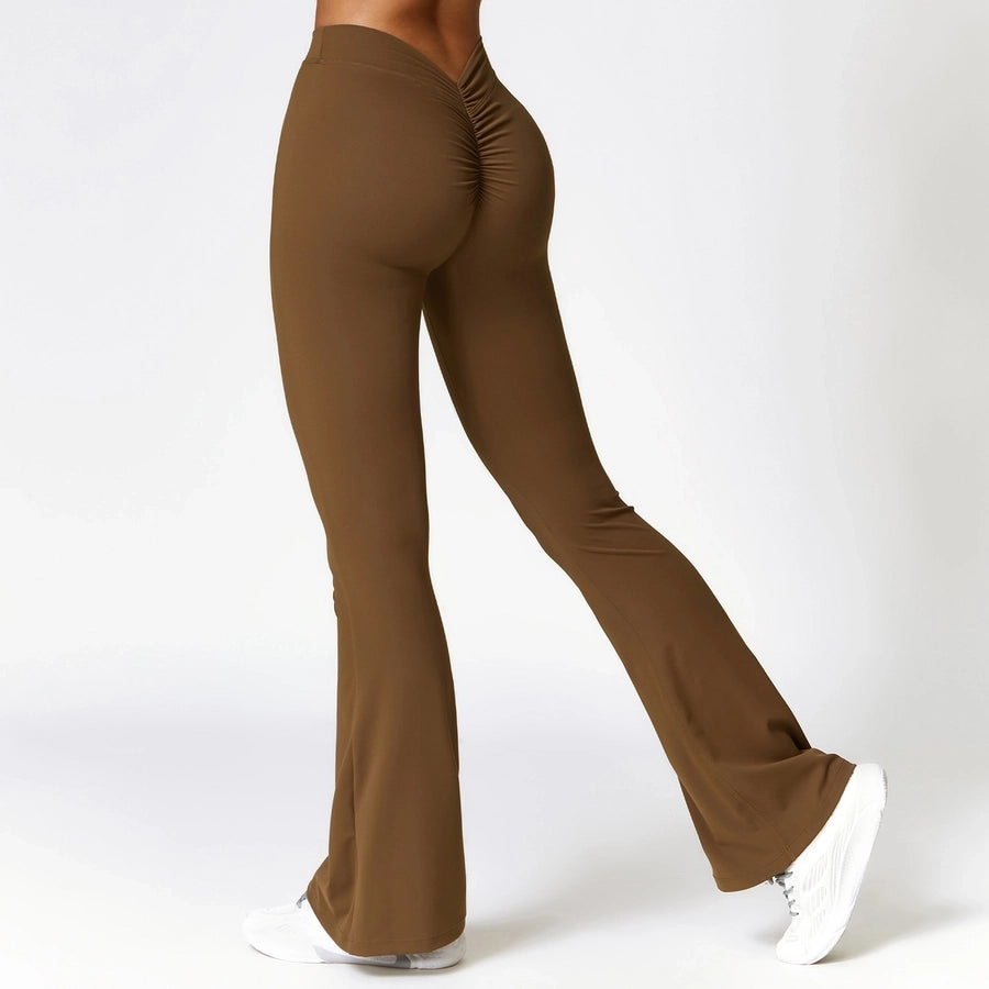 Simple Style Solid Color Nylon Nylon Spandex Active Bottoms Skinny Pants