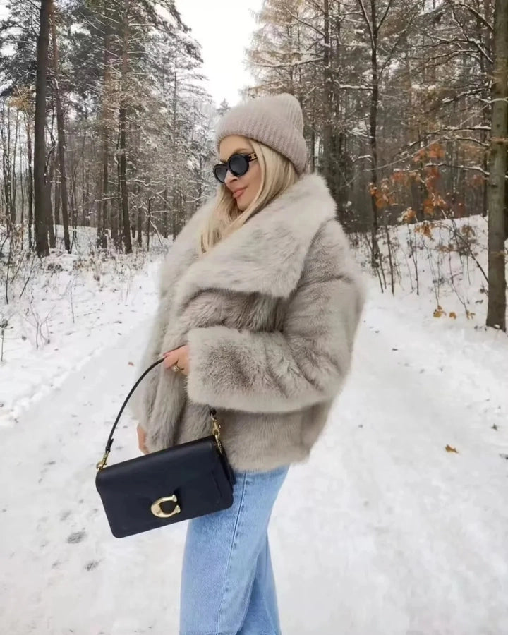 Women's Preppy Style Solid Color Pullovers Coat cotton clothes