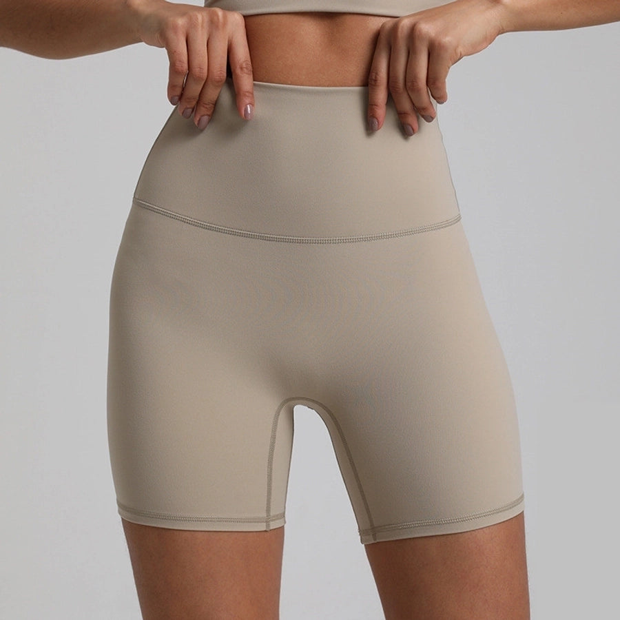 Casual Sports Solid Color Nylon Spandex Active Bottoms Straight Pants