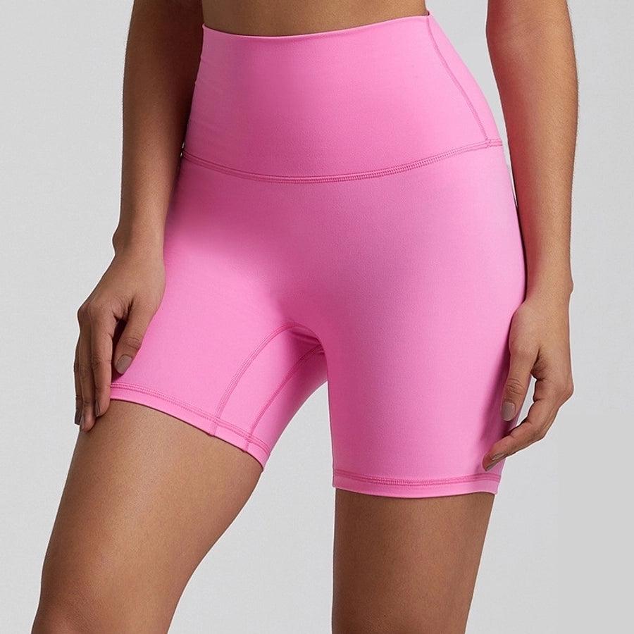 Casual Sports Solid Color Nylon Spandex Active Bottoms Straight Pants